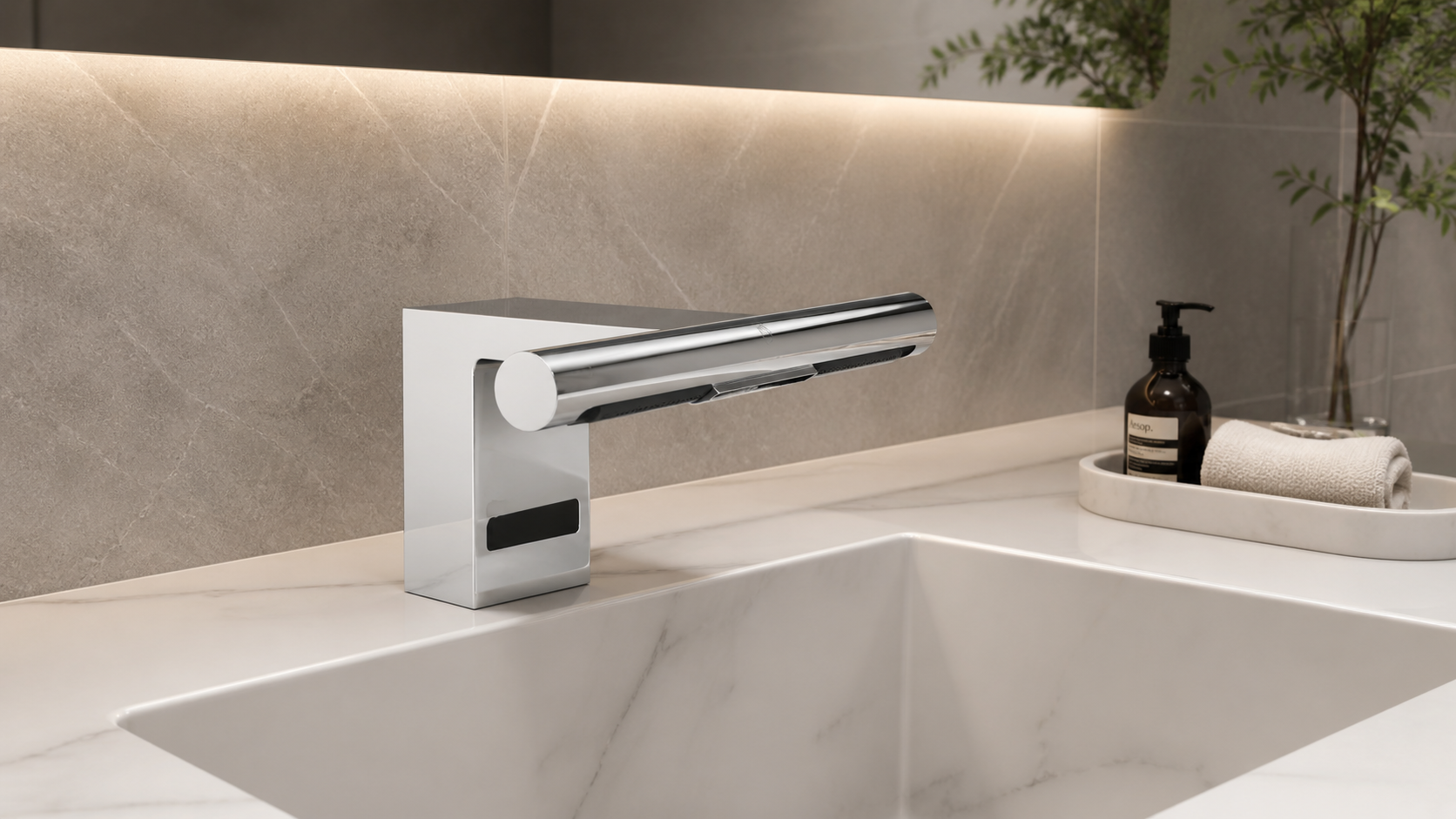 FontanaShowers Catania Automatic Touchless Sensor Faucet